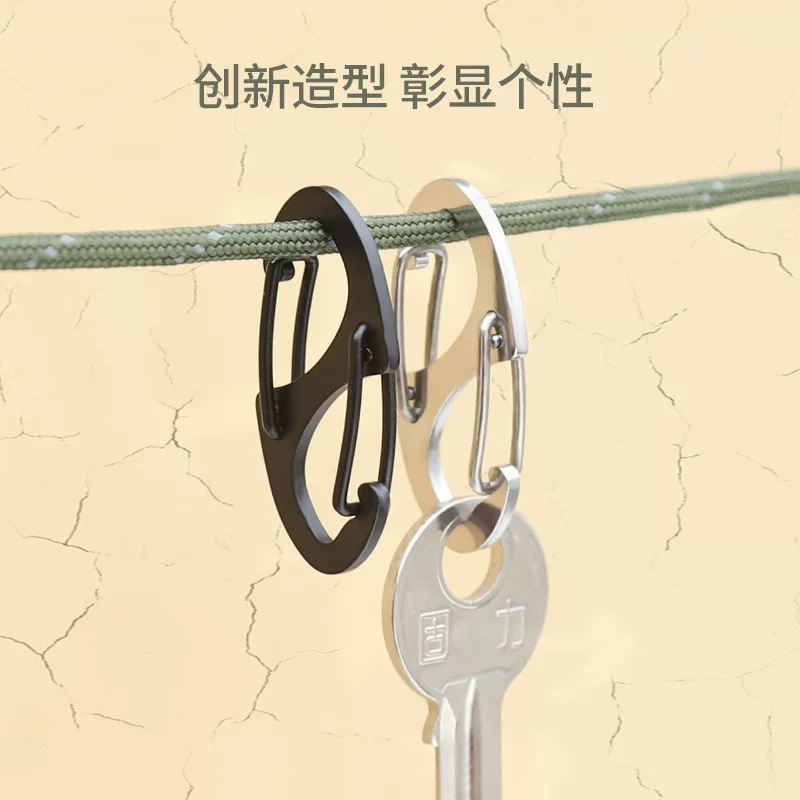Keychain stainless steel, creative accessory for keys with zipper, creative gift