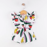 Брендовая скандинавская летняя хлопковая клубника, детский комбинезон, юбка для выхода на улицу, платье, скандинавский стиль