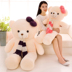 Glowing Bluetooth Music Teddy Bear Plush Toy Bear Doll Hug Bear Baby Girl Quà tặng sinh nhật cho bạn gái - Đồ chơi mềm gấu bông trà sữa Đồ chơi mềm