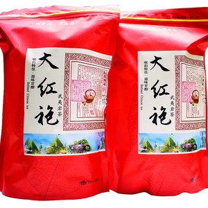 清湯流金 大紅袍茶葉散裝500g 武夷山巖茶濃花香型袋裝 散裝
