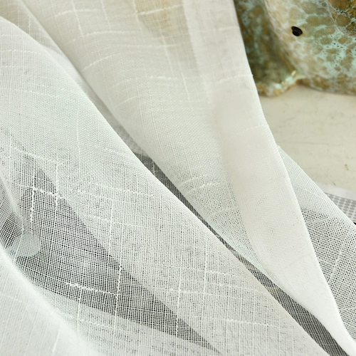 Современная скандинавская белая свежая ткань, штора, скандинавский стиль