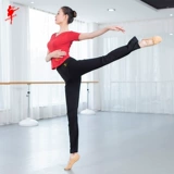 Штаны для детей и взрослых, танцующая спортивная одежда, черный комбинезон, свободный прямой крой