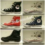 Chính hãng CONVERSE Converse Cổ Điển Evergreen Đen Cao Giày của Nam Giới Giày của Phụ Nữ Giày Vải Couple 101010 bán giày thể thao