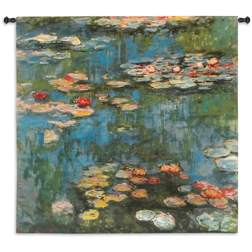 Парк Naicheng, Нью -Йорк, импортирован из Соединенных Штатов Mo Monet Garden Gress Pater Lilies впечатление от хлопкового проволока