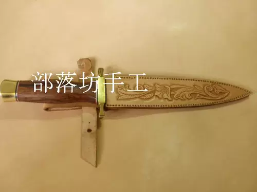 Кожаная резьба ножа на заказ ручной крышку чистого коврика может настроить персонализированные узоры личности