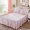 Khăn trải giường bằng vải bông loại đơn giường đơn giản 1,8m Giường trải giường cộng với vải bông bảo vệ che bụi chống trượt dày 2.0