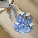 Tide Dog Dog Clothing Sheribby Bear Teddy Bomei маленькие кошки и кошачья рубашка ins ins