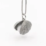 眸趣奇 Сувенир, ювелирное украшение, ожерелье, подвеска, DIY, серебро 925 пробы