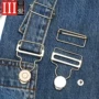 Bib khóa móc khóa móc khóa denim điều chỉnh dây đeo khóa phụ kiện dây đeo Palăng khóa quần jeans túi ngủ con nhộng cho bé