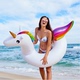 Flamingo bơi vòng người lớn dày inflatable nước gắn kết để tăng cứu cánh trẻ em nổi vòng tròn người lớn dưới vòng phao bơi trẻ sơ sinh Cao su nổi
