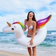 Flamingo bơi vòng người lớn dày inflatable nước gắn kết để tăng cứu cánh trẻ em nổi vòng tròn người lớn dưới vòng