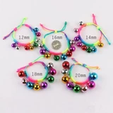 Детский колокольчик, браслет из красной нити, плетеный браслет на ногу