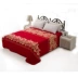 Đám cưới mới lớn màu đỏ tờ duy nhất mảnh 1.8m2 mét giường dày chà nhám quilt cover đám cưới tờ ba hoặc bốn bộ