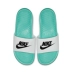 Nike Nike Benassi JDI chữ đen trắng slippers Dép thể thao nam và nữ đi biển 343880-090 - Dép thể thao