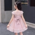 2019 cô gái mới mùa hè quần áo trẻ em quần áo trẻ em ren nước ngoài phiên bản Hàn Quốc của váy cô gái công chúa váy - Khác