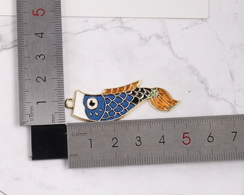 Японская металлическая подвеска, серьги ручной работы, брелок, аксессуары, на удачу, DIY