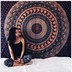 Ấn Độ Mandala thu tiền treo thảm thêu vải tấm thảm nền yoga kích thước chăn 148 * 200cm - Tapestry thảm trang trí sofa Tapestry