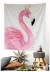 phiên bản theo chiều dọc của Bắc Âu Flamingo ins vải bối cảnh treo giường treo tấm thảm tường bao che phòng được trang trí giường và bữa sáng để treo vải - Tapestry thảm treo tường trang trí phòng ngủ Tapestry