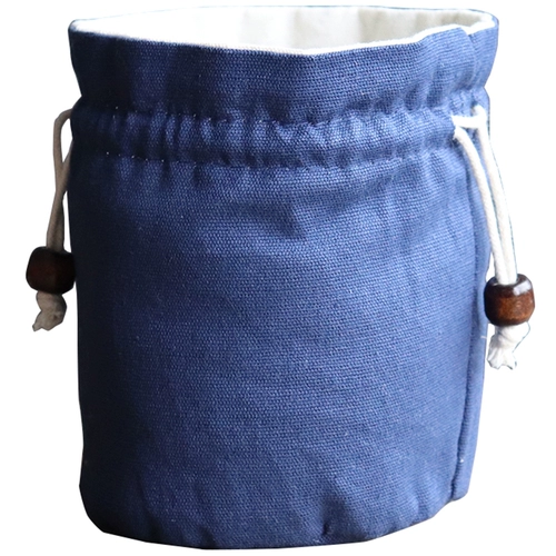 Двухэтажное ювелирное украшение, ткань, тканевый мешок для путешествий, чайный сервиз, чашка, заварочный чайник, сумка для хранения, из хлопка и льна, на шнурках