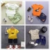 Quần áo trẻ em cậu bé mùa hè 2018 mới phù hợp với bé mùa hè 0 1-2-3 tuổi bé quần áo trẻ em đại dương thủy triều