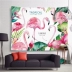 Flamingo treo tường vải nền vải trang trí phòng cạnh giường ngủ tấm thảm Bắc Âu phong cách flannel hỗ trợ tùy chỉnh