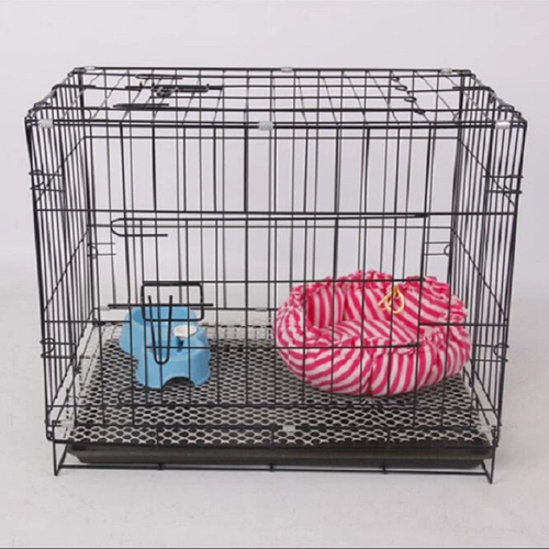 Щенка для щенка плюшевая клетка красавица Железная клетка кошка клетки клетки кролика складная клетка складной клетки куриная клетка