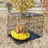 Щенка для щенка плюшевая клетка красавица Железная клетка кошка клетки клетки кролика складная клетка складной клетки куриная клетка