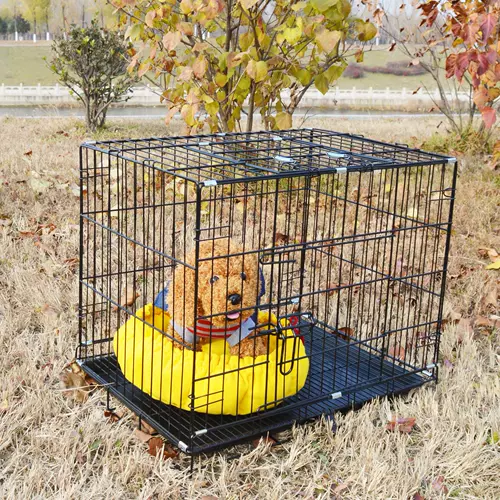 Щенка для щенка плюшевая клетка красавица Железная клетка кошка клетки клетки кролика складная клетка складной клетки куриная клетка