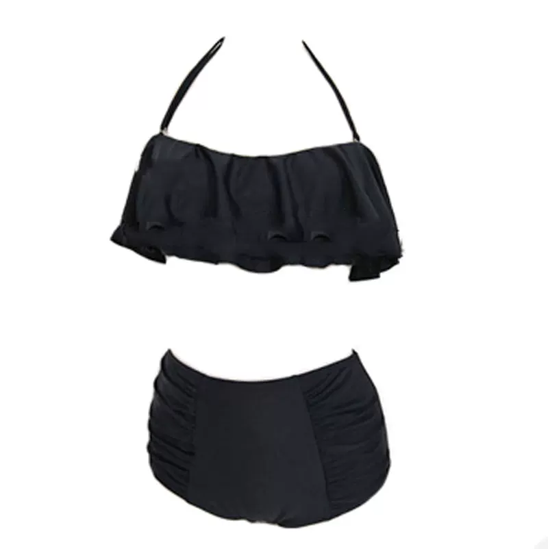 Swimwear, sexy split push up bra