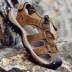 Jin Ge Camel dép da mùa hè cho nam thoáng khí thể thao ngoài trời và giải trí giày nam đi biển Baotou - Sandal Sandal