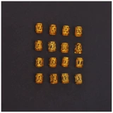 Цвет грязный кольцо кольца металлическая пряжка аксессуаров 3 юань 16 Dredlock Rasta Braid.