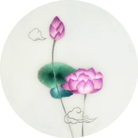 Su Embroidery Diy Kit не является фундаментом, может быть вышит следами вышивки, существует учебная группа для руководства серии Lotus