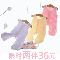 Детская шелковая летняя тонкая хлопковая одежда, марлевая пижама для новорожденных, детское боди