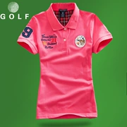 New golf ladies ngắn tay t-shirt polo áo sơ mi thoáng khí hoang dã thời trang thể thao giản dị áo sơ mi golf trang phục