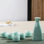 Nhật Bản Mino Sakura sake rượu vang đặt rượu sake nồi gốm decanter rượu vang trắng cổ nhỏ rượu vang thủy tinh hầm rượu - Rượu vang ly rượu vang