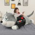 Erha sang trọng đồ chơi con chó gối husky mô phỏng búp bê lớn dễ thương hai món quà búp bê haha - Đồ chơi mềm thú nhồi bông Đồ chơi mềm