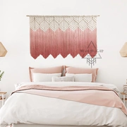 ins Bắc Âu mạng Red Bohemian thảm dệt tay, màu sofa giường và bữa sáng được cài đặt trang trí nền phần mềm sáng tạo - Tapestry