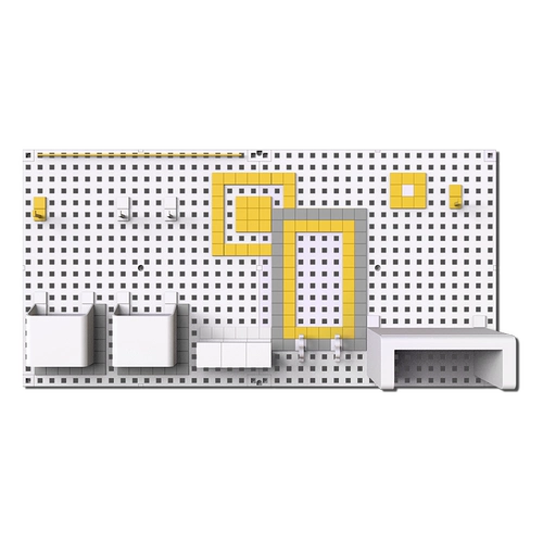 Пещерная панель стена размещена на стойке настольного хранения на стойке без удара