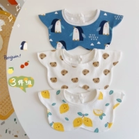 Детский хлопковый нагрудник для новорожденных, защитный водонепроницаемый слюнявчик, летний шарф