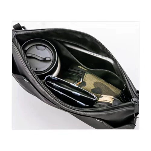 Сумка через плечо подходит для мужчин и женщин, барсетка, сумка на одно плечо для отдыха, черный журнал