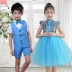 Ngày trẻ mẫu giáo biểu diễn trang phục công chúa váy pettiskirt thơ đọc học sinh hợp xướng quần áo - Trang phục Trang phục