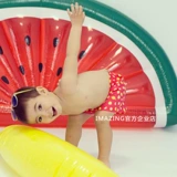 Imazing подлинный надувный арбуз плавающий полу циркулярное плавание в арбуза