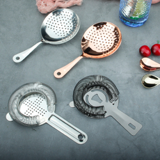 Фильтр для льда 调鸡尾酒调酒滤冰器 专业隔冰器过滤隔冰漏网器搅拌杯用酒吧包邮