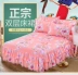 Khăn trải giường bằng vải cotton bốn bộ giường đơn dày, ba bộ chăn ga gối đệm 1.5 1.8 2.0m giường