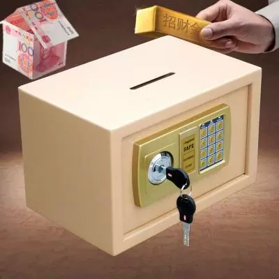 Cửa hàng nhỏ mật khẩu đăng ký tiền mặt hộp tiền gửi an toàn hoạt động bằng tiền hộp vô hình hộp tiền gửi an toàn hộp tiền heo - Két an toàn