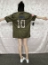 Hip hop T thể thao lỏng Hàn Quốc jersey nữ Harajuku BF mùa hè đồng phục bóng rổ bóng chày phần dài ulzzang váy kích thước lớn Thể thao sau