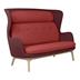 Nghệ thuật đơn giản thiết kế nội thất phong cách Bắc Âu phòng khách sofa hình clubhouse cafe để thảo luận về sofa net sofa màu đỏ Đồ nội thất thiết kế