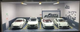 Пять цветов шести -летнего магазина 1 18 Модель моделирования автомобиля подземной парковочной площадки для гаражных парковки сцена модель парковки