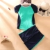 Áo tắm nữ chia bảo thủ nhỏ mỏng sinh viên tươi che bụng kích thước lớn chất béo mm sexy boxer áo tắm Hàn Quốc Bộ đồ bơi hai mảnh