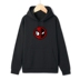 Mẫu áo thu đông 2018 nguyên bản Áo len MARVEL Spider-Man Marvel cộng với áo khoác nhung trùm đầu áo len nam áo hoodie Áo len